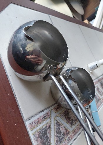 Paslanmaz Çelik Sütlük cezve Seti - Görsel 4