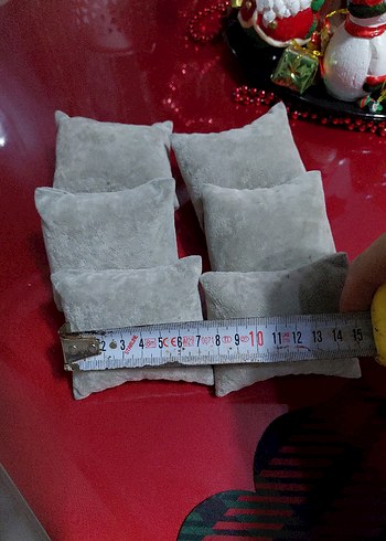 Gri Düz #takı  #saat Yastıkları - Görsel 2