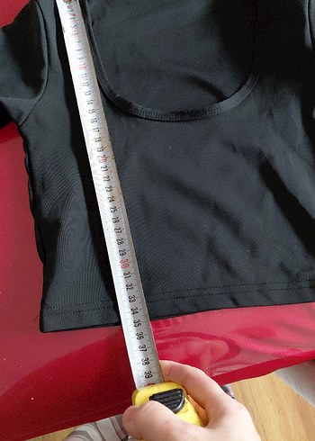 Uzun Kollu Siyah #Crop Top - Görsel 4