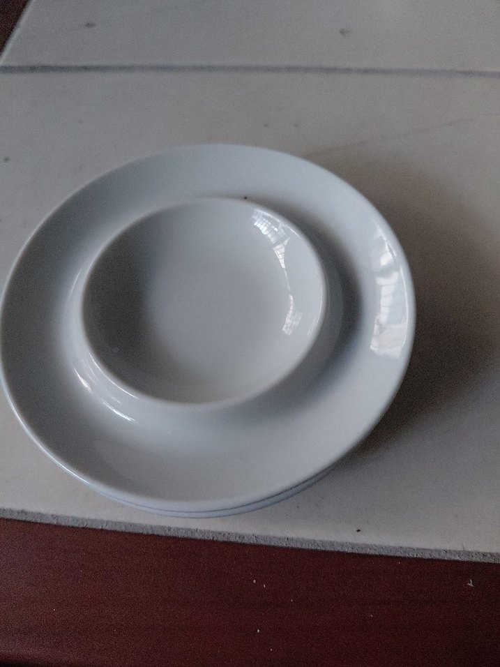 Beyaz Yuvarlak Seramik #Lipton Tabak Seti - Görsel 2