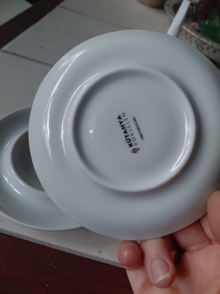 Beyaz Yuvarlak Seramik #Lipton Tabak Seti - Görsel 3