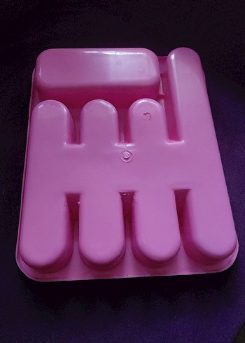 Koyu Pembe Plastik Çatal Kaşık Düzenleyici - Görsel 3