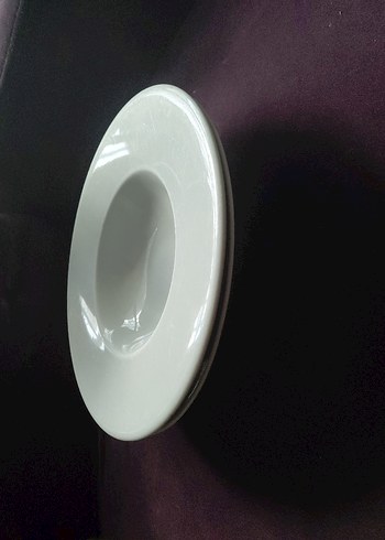 Beyaz Derin #pasta #makarna Tabak - Görsel 2