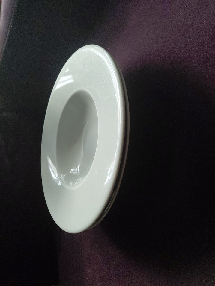 Beyaz Derin #pasta #makarna Tabak - Görsel 2