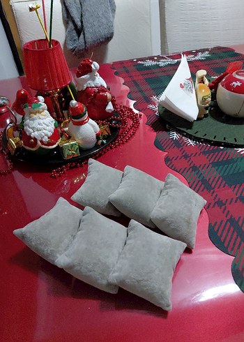 Gri Düz #saat #aksesuar #Yastık - Görsel 4