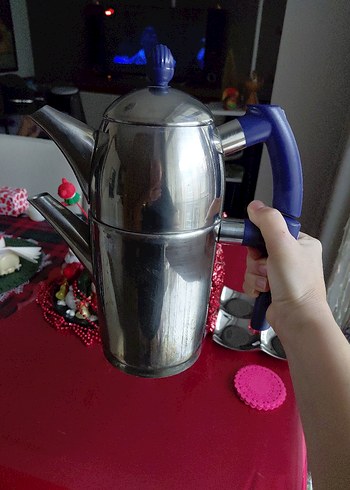 Mor Saplı #ÇELİK  #Çaydanlık - Görsel 6