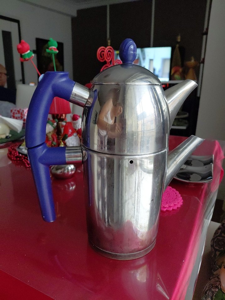 Mor Saplı #ÇELİK  #Çaydanlık - Görsel 2