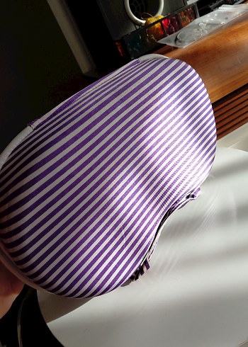 Mor Çizgili Gotik #Sütyenik - Görsel 2