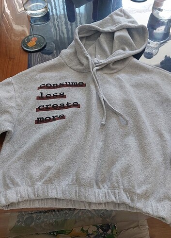 #KAPİŞONLU #CROP #sweatshirt