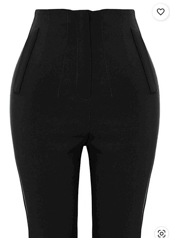 38 Beden Kadın Siyah Regular Fit Kumaş Pantolon