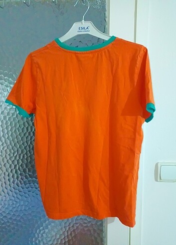 13-14 Yaş Beden turuncu Renk Orjinal Hummel çocuk t-shirt