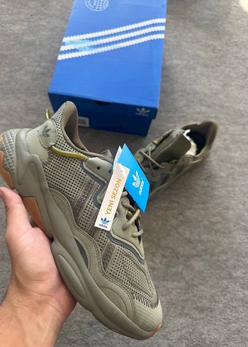 Adidas Gri Erkek Spor Ayakkabı, Bağcıklı, Spor Stil