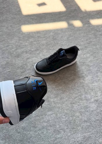43 Beden Siyah Erkek Spor Ayakkabı Velcro Detaylı