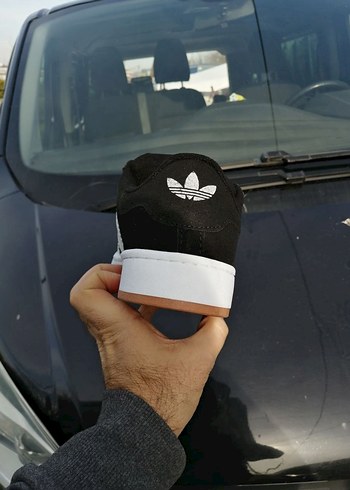 Siyah Beyaz Bağcıklı Günlük Spor Ayakkabı - Görsel 7