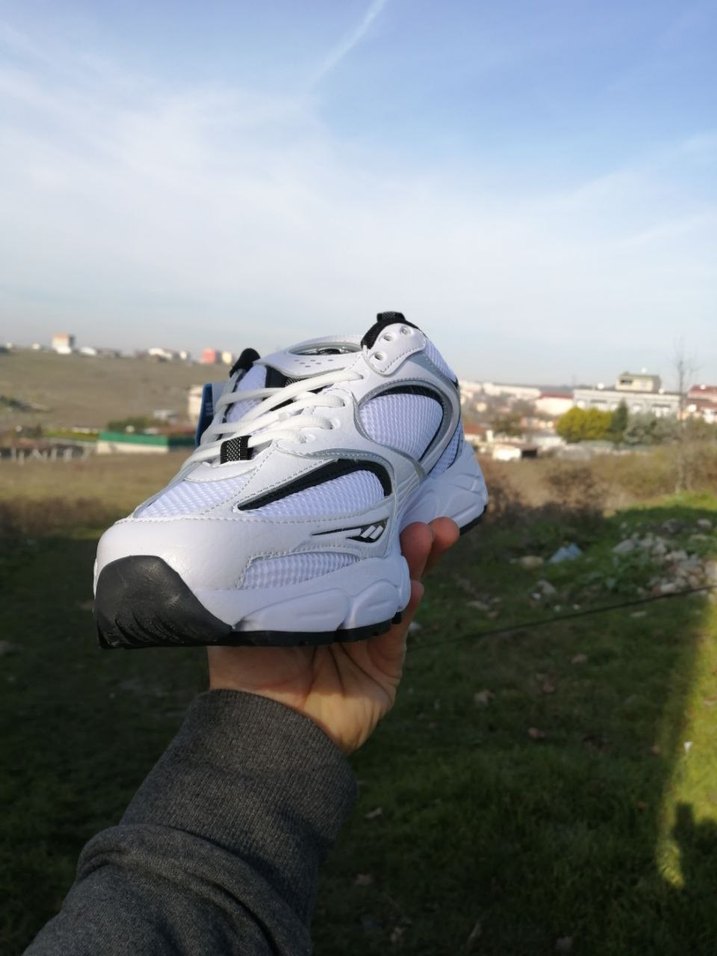 Beyaz Erkek Outdoor Spor Ayakkabı Velcro - Görsel 5