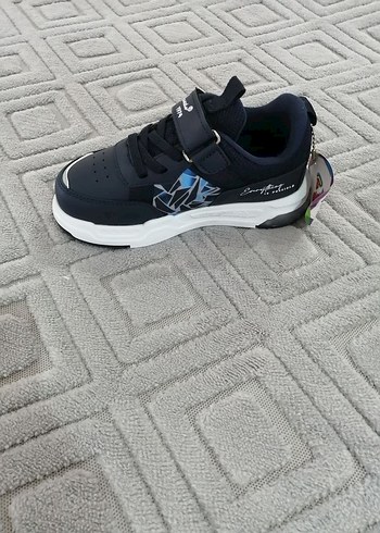 Koyu Mavi Erkek Çocuk Spor Ayakkabı - Görsel 2