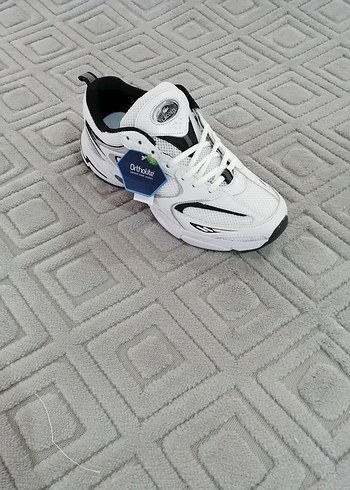 Erkek Beyaz Outdoor Ayakkabı Velcro Bantlı - Görsel 2