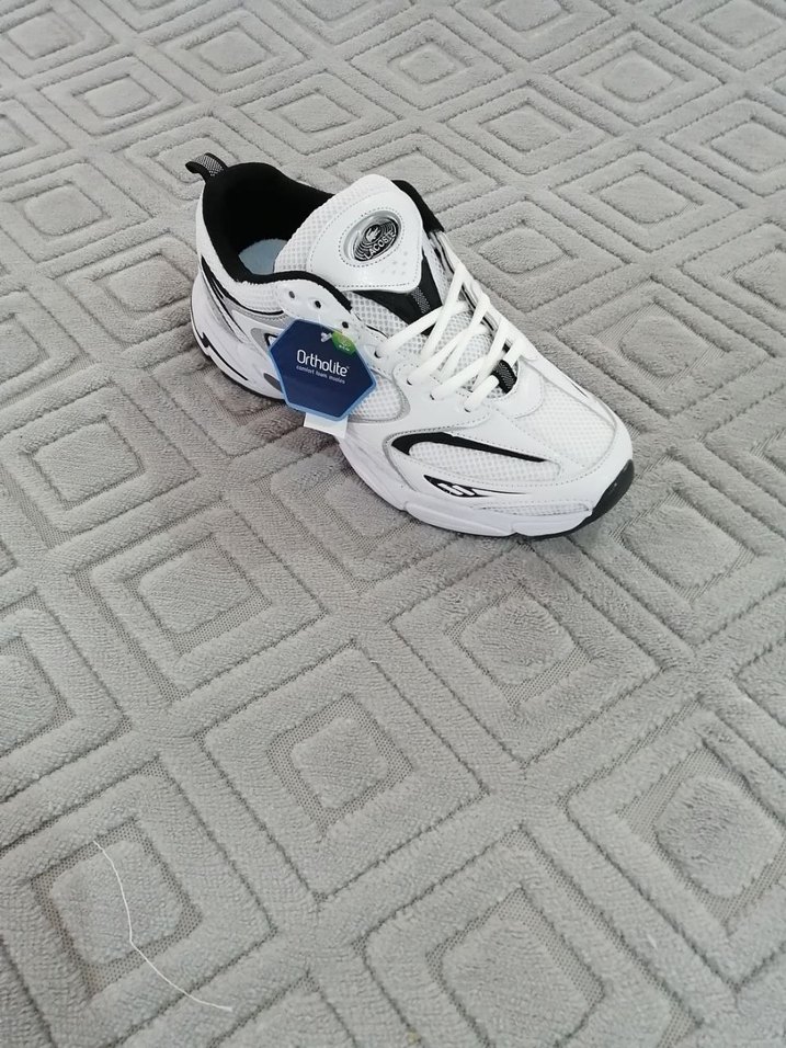 Erkek Beyaz Outdoor Spor Ayakkabı Velcro - Görsel 4