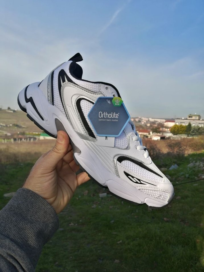 Beyaz Erkek Outdoor Spor Ayakkabı Velcro - Görsel 3