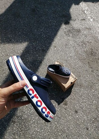 Renkli Baskılı Mavi Crocs Erkek Sandalet - Görsel 2