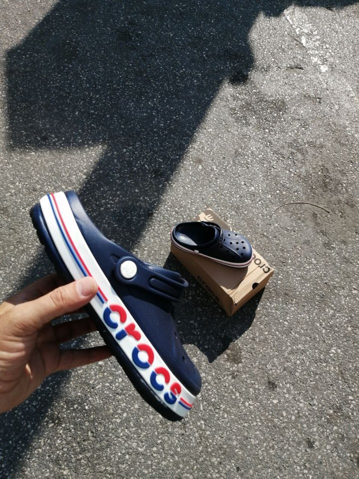 Renkli Baskılı Mavi Crocs Erkek Sandalet - Görsel 2