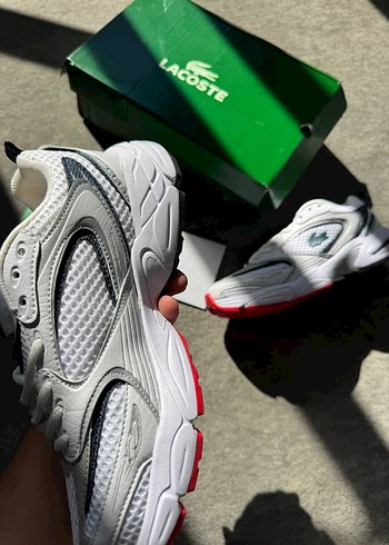41 Beden beyaz Renk Lacoste Beyaz Erkek Spor Ayakkabı