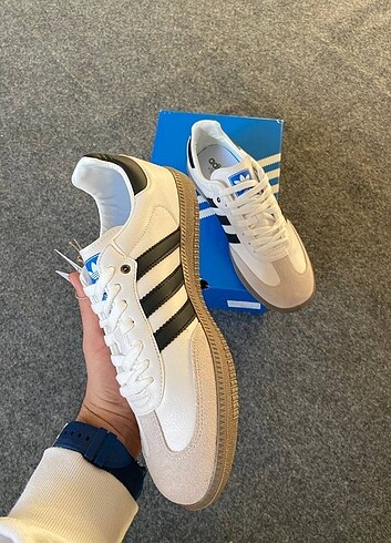 Adidas Adidas samba hakiki deri İthal QR kodlu Kutulu etiketli barkod