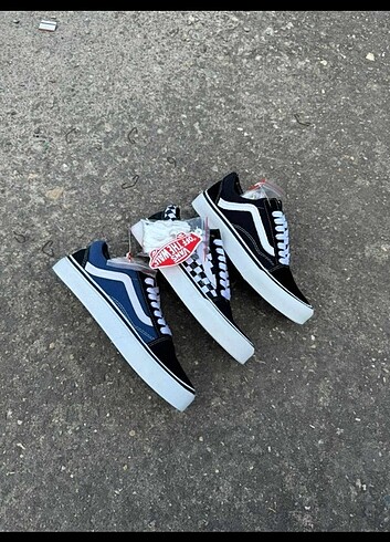Vans Vans old skuul Üst kalite Unisex Kutulu etiketli 36 45 arası
