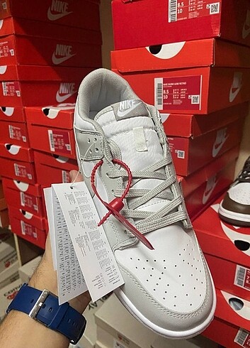 Nike Nike dunk low grey FOG 36/44 arası numaralari mevcuttur Kutulu 