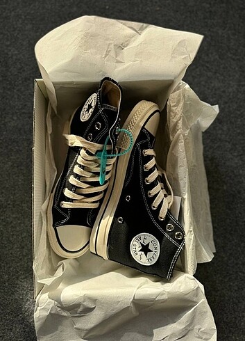 37 Beden Converse Chucky Taylor 70 modeli Kutulu etiketli barkodlu Kutu