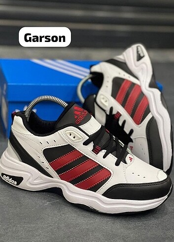 monarşi beyaz siyah kırmızı Adidas Kutulu etiketli 36 40 arası