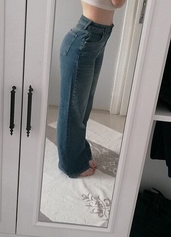 m Beden mavi Renk Trendyolmilla Baggy Wide Leg Jean 