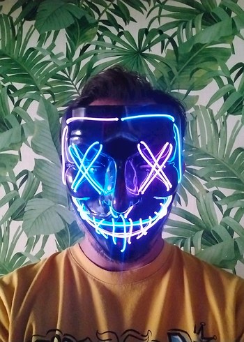 Neon Işıklı Yüz Maskesi - Görsel 6