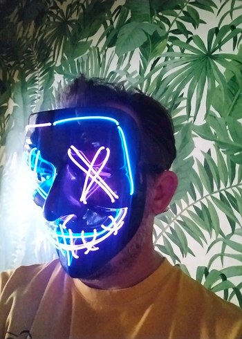 Neon Işıklı Yüz Maskesi - Görsel 7