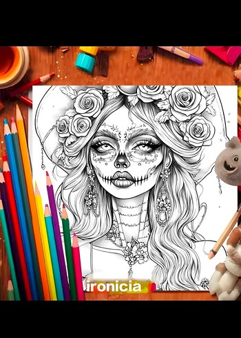 Skull Woman - Görsel 2