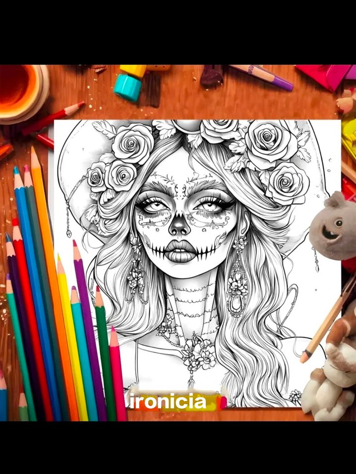 Skull Woman - Görsel 2