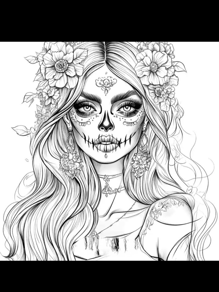 Skull Woman - Görsel 5