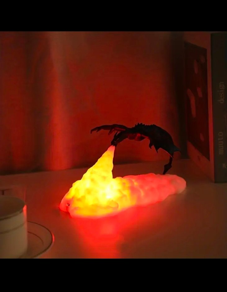 Kızıl Ejderha Aksiyon Figürü ve Alev Efekti - Görsel 5