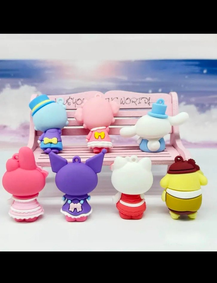 Renkli Sanrio Figürleri Seti - Görsel 2