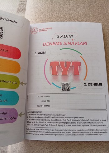 3 Adım TYT Deneme Sınavı - Görsel 2
