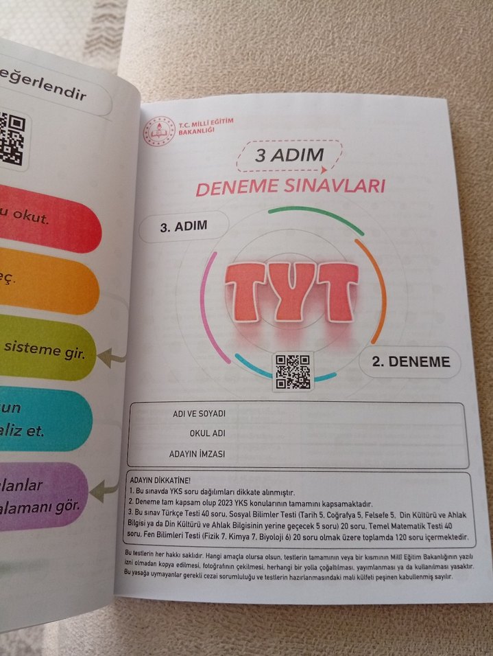 3 Adım TYT Deneme Sınavı - Görsel 2