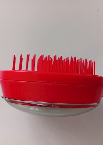 Aynalı Kırmızı Saç Fırçası - Görsel 2