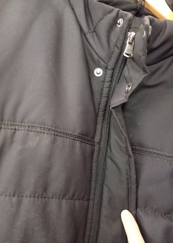 Siyah Erkek Uzun Kollu Fermuarlı Mont - Görsel 4