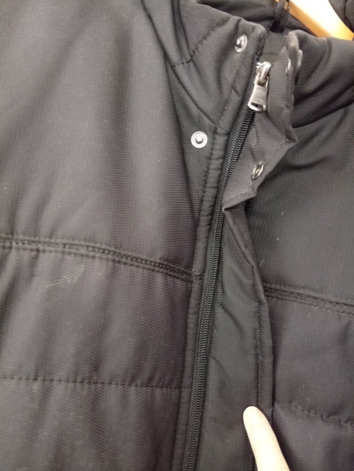 Siyah Erkek Uzun Kollu Fermuarlı Mont - Görsel 4