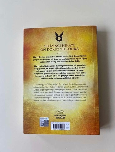  Beden Harrp Potter ve Lanetli Çocuk