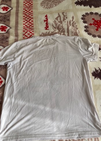 Gri Baskılı Kısa Kollu Pamuklu Tişört - Görsel 2