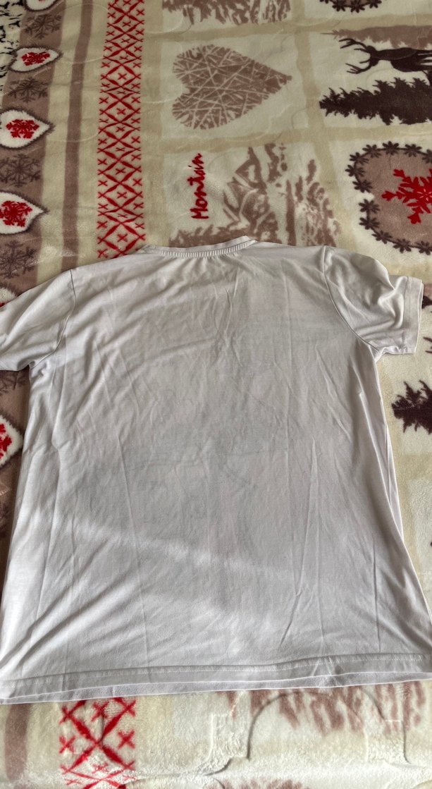 Gri Baskılı Kısa Kollu Pamuklu Tişört - Görsel 2