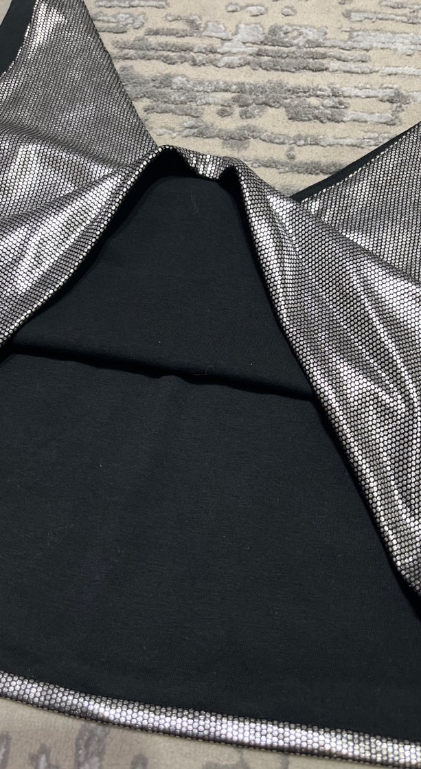 Gri Deri V Yaka Büstiyer - Görsel 4