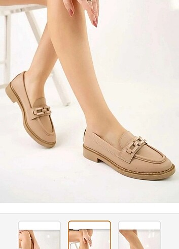 Diğer KADIN TAŞLI LOAFER AYAKKABI 