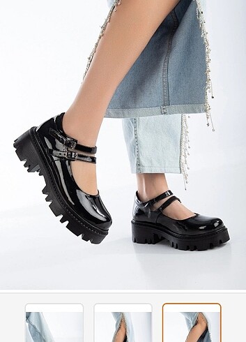 38 Beden KADIN YÜKSEK TABAN LOAFER 